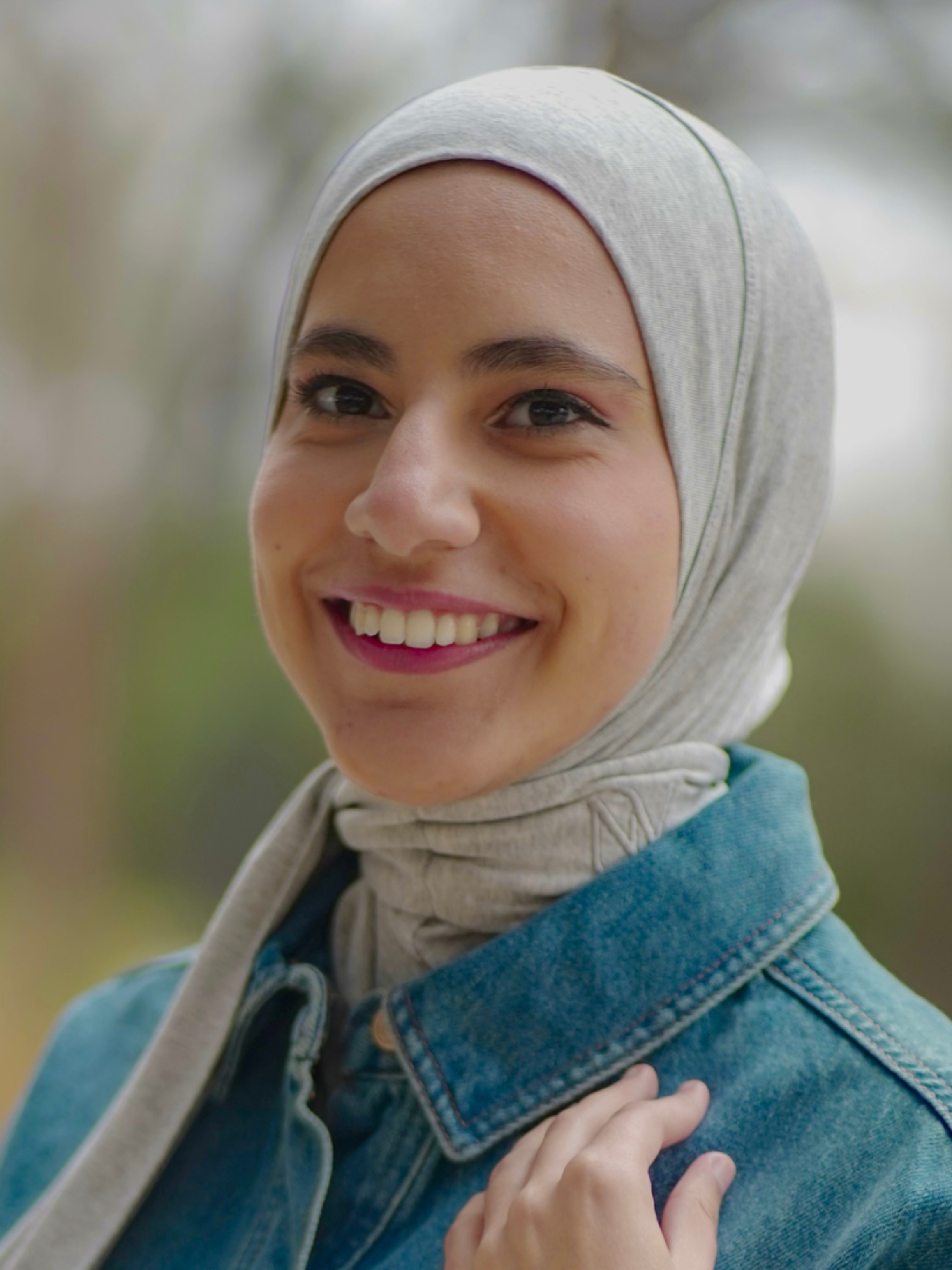 Hijab à Bande Bleu roi