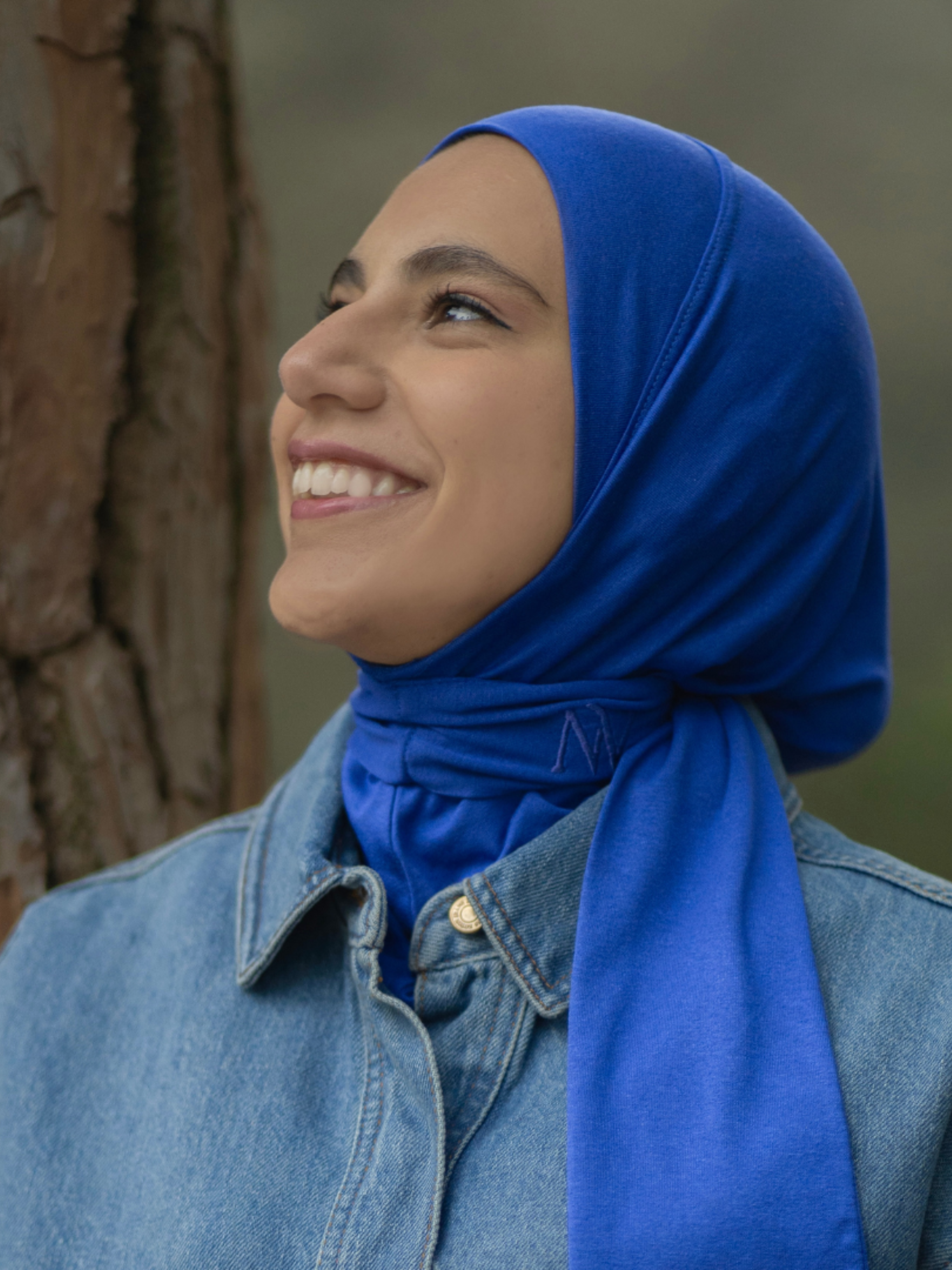 Hijab à Bande Beige