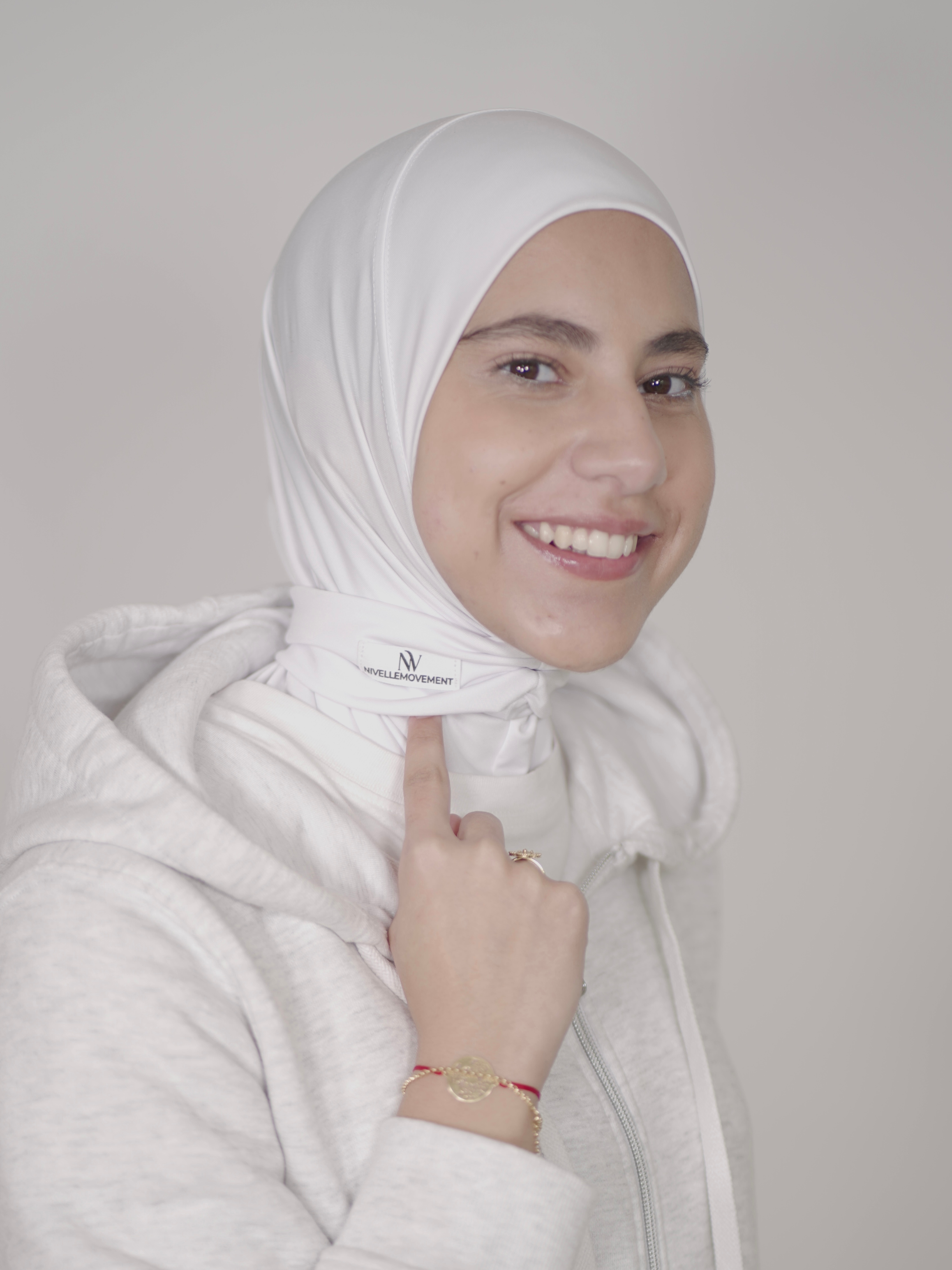 Hijab Boutonné Rose