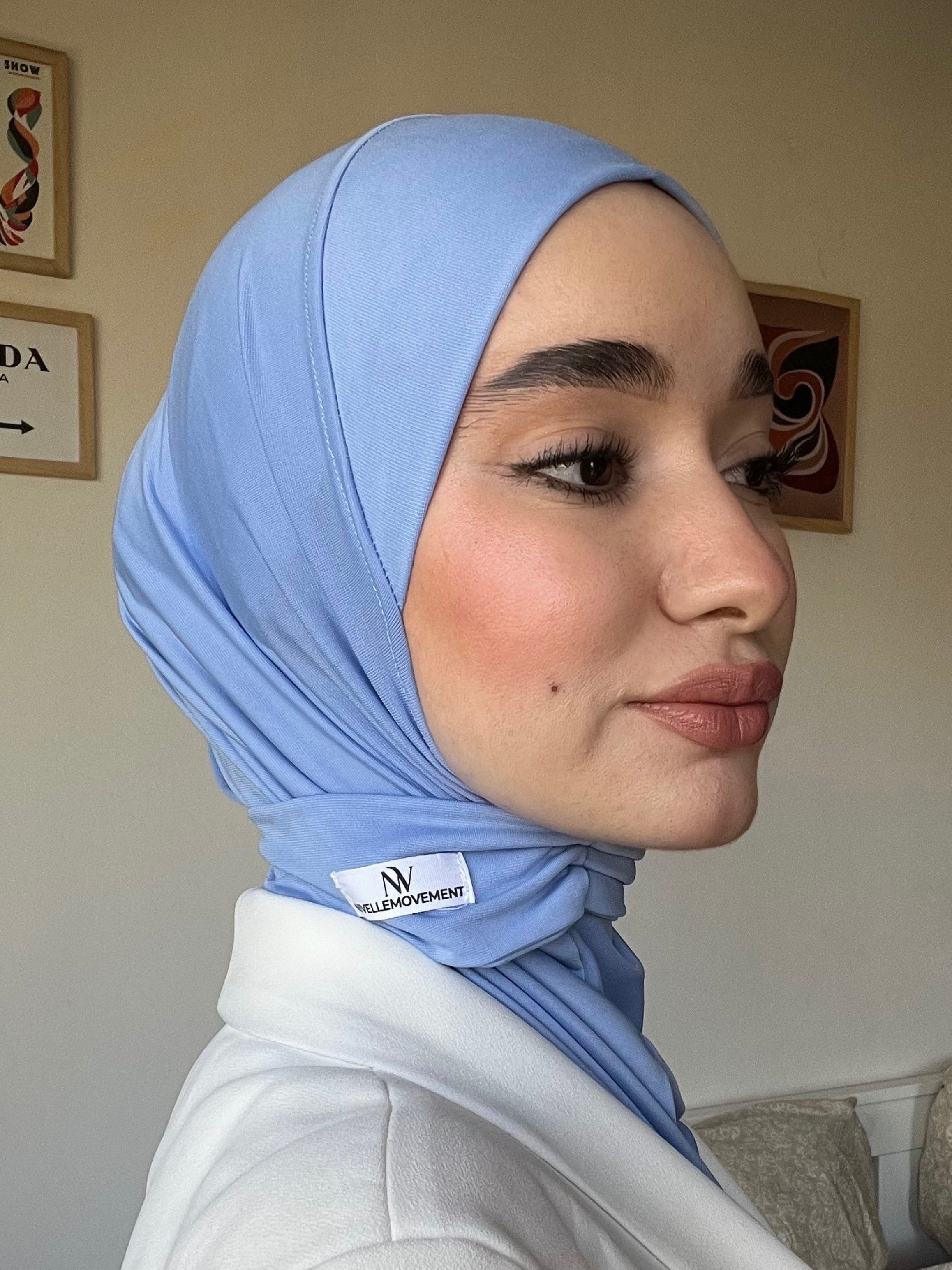 Hijab Boutonné Rose